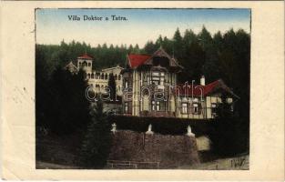 1926 Stószfürdő, Stoósz-fürdő, Kúpele Stós; Villa Doktor a Tatra / nyaralók / villas, spa (EB)