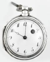 Chopard ezüst (Ag) kulcsos zsebóra XIX.sz. vége. Működik, csiszolt kézi üveggel, kulccsal. Szép állapotban d: 45 mm