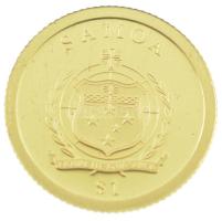 Szamoa 2010. 1$ Au Kopernikusz kapszulában (0.5g/0.999) T:PP Samoa 2010. 1 Dollar Copernicus in capsule (0.5g/0.999) C:PP Krause N# 225311