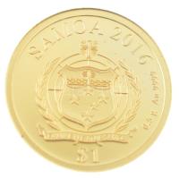 Szamoa 2016. 1$ Au "1956-os forradalom" kapszulában (0,5g/0,999) T:PP
Samoa 2016. 1 Dolla...