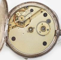 Kay's Empress Swiss made jelzett ezüst (Ag) tokos kulcsos zsebóra. XIX. sz. második fele Szép á...