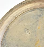 Ezüst (Ag) kulcsos zsebóra. Hibátlan számlap, szép állapotban, kulccsal, jelzett, működik d: 46 mm