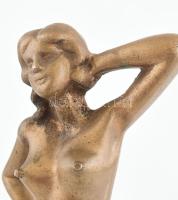 Jelzés nélkül: Akt. Bronz, kopott, m: 28 cm