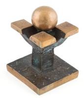 MVA jelzéssel: Kisplasztika. Bronz, kopásokkal, m: 10 cm