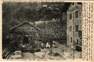 1905 Campo Tures, Sand in Taufers (Südtirol); Pension Steger, Garten / hotel garden