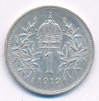 Ausztria 1913. 1K Ag "Ferenc József" T:1-,2 ph. 
Austria 1913. Corona Ag "Franz Jose...