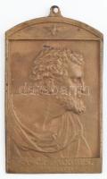 Szent Jakab bronz plakett, 12,5×8,5 cm