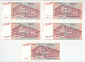 Jugoszlávia 1993. 500.000.000.000D (5x) pótkiadás "ZA" T:I-,II
Yugoslavia 1993. 500.000.0...