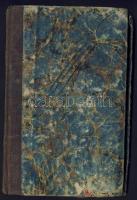 1855 Vándorkönyv 6 kr CM. okmánybélyeggel és pecsétekkel