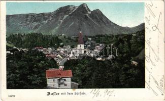 1907 Bad Aussee (Steiermark), Aussee mit dem Sarstein / general view