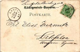 1899 (Vorläufer) Nürnberg, Nuremberg; Die Burg von Westen, Hallerthor mit Burg, Nassauer Haus, Die F...