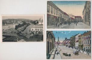 25 db főleg RÉGI történelmi magyar város képeslap vegyes minőségben / 25 mostly pre-1945 historical ...