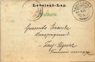 1899 (Vorläufer) Berlin, Königliches Schloss. Bitte gegen das Licht zu halten / royal castle. E. A. ...