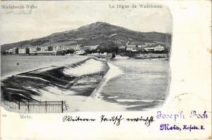 1899 (Vorläufer) Metz, Wadrineau-Wehr / La Digue de Wadrineau (small tear)