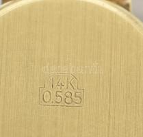 Geneve quartz 14k arany (Au) női karóra, 14K fehér és sárgaarany szíjjal, Jelzett, elem nélkül br: 2...