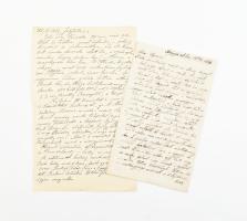 1839, 1869 Rozsnyó, Klebovszky Lajos részére írt 2 db személyes levél