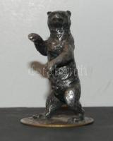 Két lábon álló medve szobrával díszített pecsétnyomó, 5cm-es magassággal
