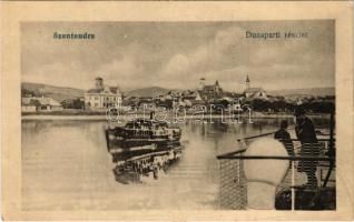 Szentendre, Dunapart, gőzhajó