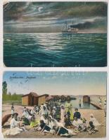 Balaton - 2 db régi képeslap