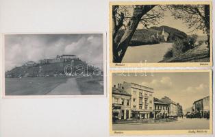 Munkács, Mukacheve, Mukacevo; - 3 db régi képeslap / 3 pre-1945 postcards