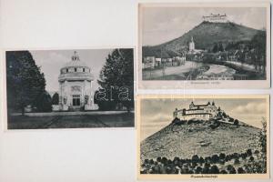 Krasznahorkaváralja, Krásnohorské Podhradie; - 3 db régi képeslap / 3 pre-1945 postcards