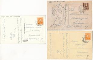Krasznahorkaváralja, Krásnohorské Podhradie; - 3 db régi képeslap / 3 pre-1945 postcards