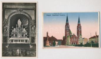 Szeged - 12 db régi képeslap