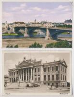 Szeged - 5 db régi képeslap