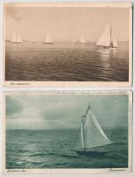 Balaton - 5 db régi képeslap