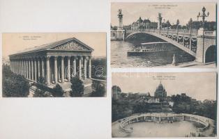 Paris - 3 pre-1945 postcards