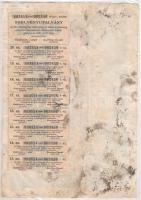 Gyöngyös 1929. "Az Első Gyöngyösi Gőztéglagyár Részvénytársaság" részvénye 120P-ről egyben...