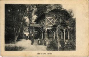 Szalatnya, Szalatnya-fürdő, Slatinské kúpele, Slatina; fürdő, forrás. Polgár I. kiadása / spa, bath, spring source (EK)