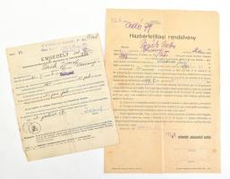 1936 Házbérletiltási rendelvény, rádióműsorvevői engedély