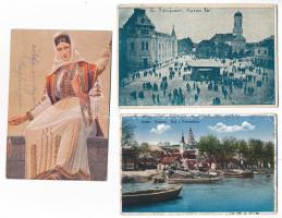 6 db RÉGI vajdasági képeslap / 6 pre-1945 Voivodian postcards