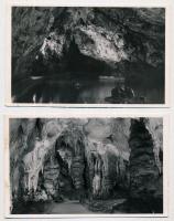 Aggteleki cseppkőbarlang - 8 db régi képeslap