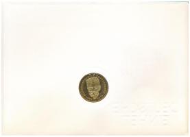 Német Szövetségi Köztársaság 1990D 2M aranyozott Cu-Ni "Német egység" érmés borítékban bél...