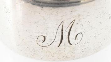 Ezüst(Ag) antik angol cukorcsipesz, jelzett, h: 15 cm, nettó: 48,4 g