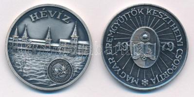 Képíró Zoltán (1944-1981) 1979. "Magyar Éremgyűjtők Keszthelyi Csoportja / 25 éves Keszthely vá...