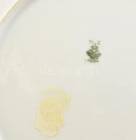 MZ Austria (Altrohlau) porcelán dísztányér, 2 db, XIX. sz. vége. Matricás, jelzett, kopásokkal, d: 2...