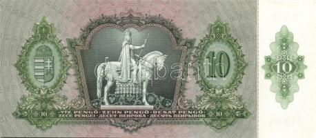 1936. 10P (3x) egymás utáni sorszámokkal T:I