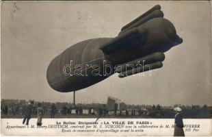 1908 Le Ballon Dirigeable La Ville de Paris / Francia léghajó / French dirigible