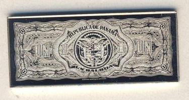 Panama 1941. 1B bankjegy mini Ag imitációja T:PP R!