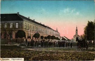 1915 Újverbász, Verbász, Novi Vrbas; főgimnázium / school (EK)