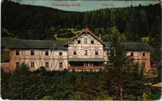 1911 Feketehegy-fürdő, Feketehegy, Schwartzenberg, Cernohorské kúpele (Merény, Vondrisel, Nálepkovo); Thököly ház / villa, spa (kopott sarkak / worn corners)