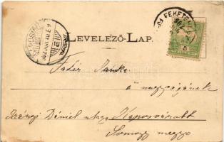 1902 Feketehegy-fürdő, Feketehegy, Schwartzenberg, Cernohorské kúpele (Merény, Vondrisel, Nálepkovo)...