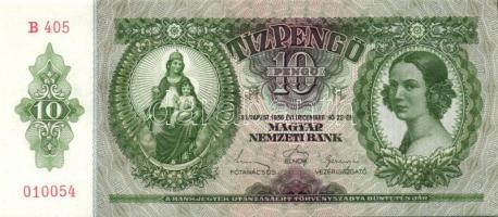 1936. 10P (5x) egymás utáni sorszámokkal T:I