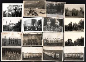 kb 50 db II. világháborús német katonai fotó 14x9 cm-ig