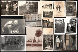 kb 50 db II. világháborús német katonai fotó 14x9 cm-ig