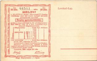 Vihnye, Vihnyefürdő, Kúpele Vyhne; Kertész lak, nyaraló. Hátoldalon sorsjegy / spa, villa. Lottery t...