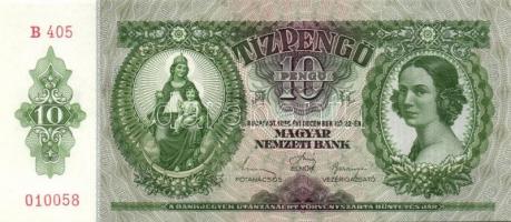 1936. 10P (5x) egymás utáni sorszámokkal T:I